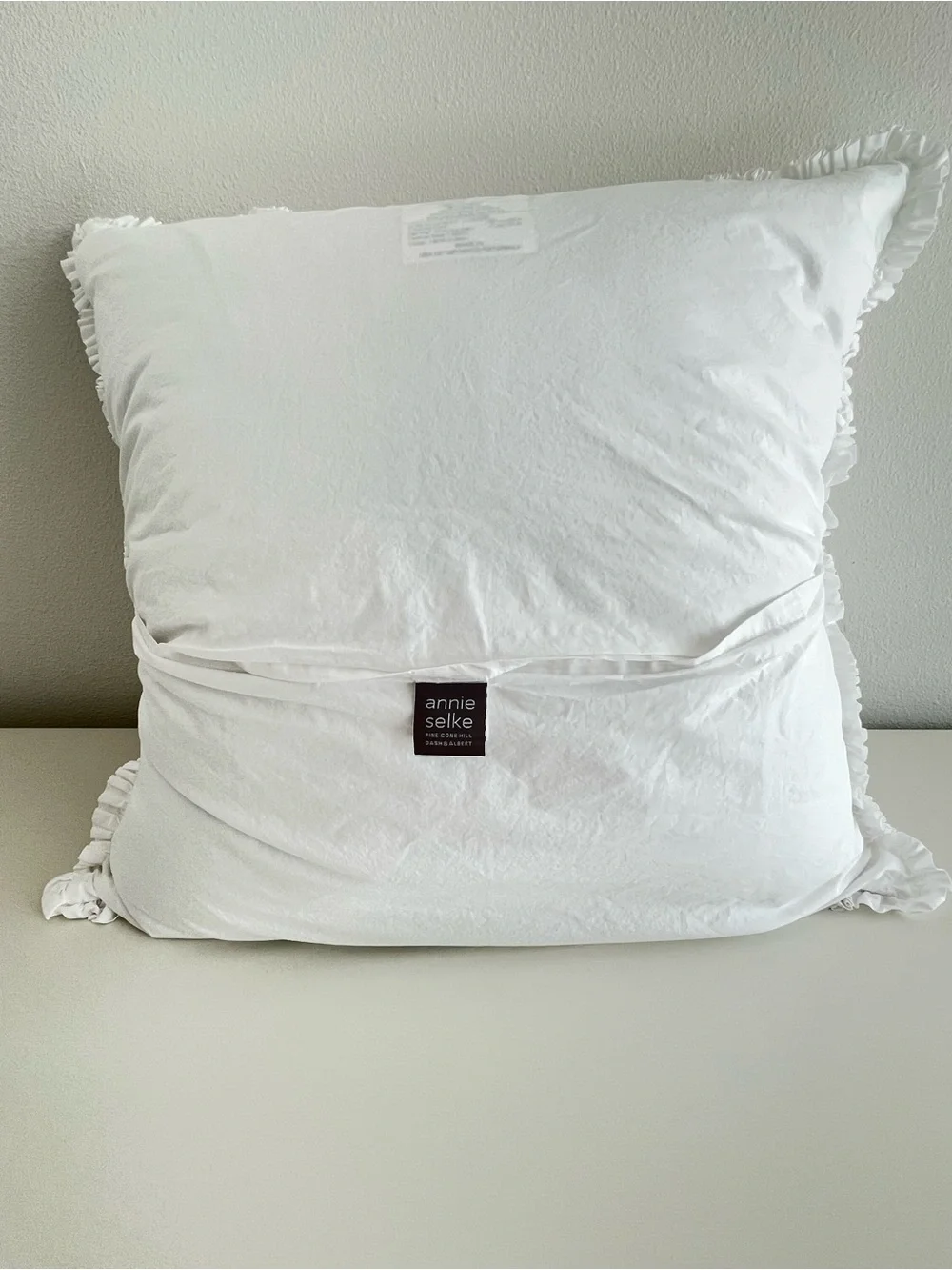 Annie Selke Mini Ruffle Euro Shams